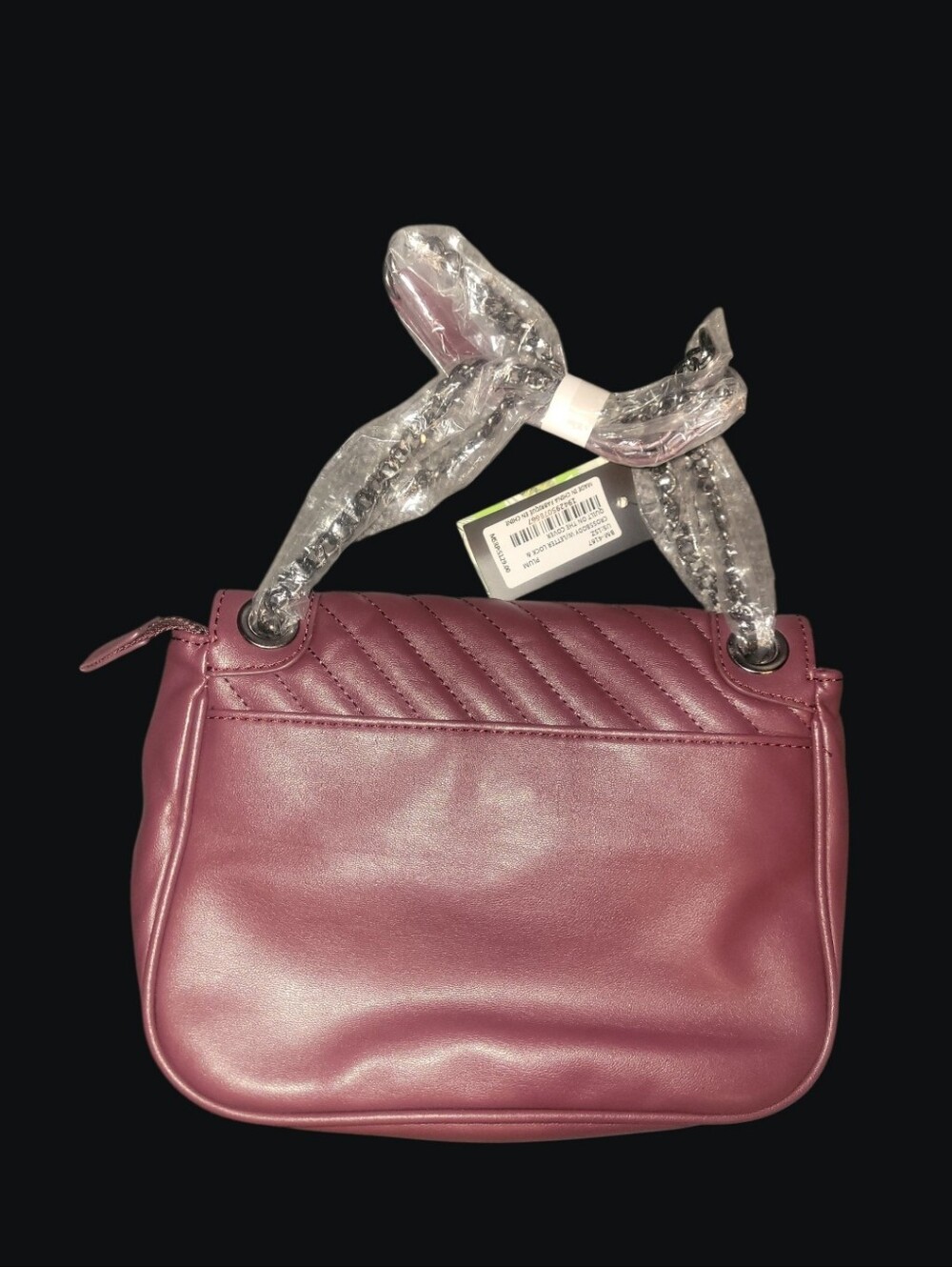 Badgley Mischka Quilted Crossbody With Gunmetal Hardwear - Picture 2 of 8